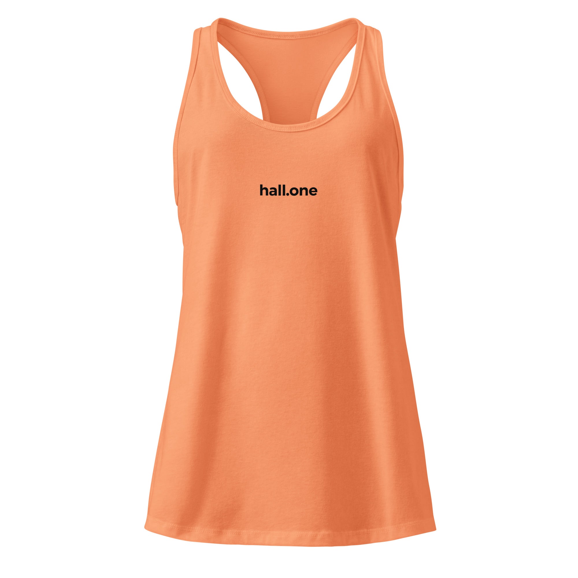 Ideales Racerback-Tanktop für Damen: Tanktop mit Logo - Hall.one