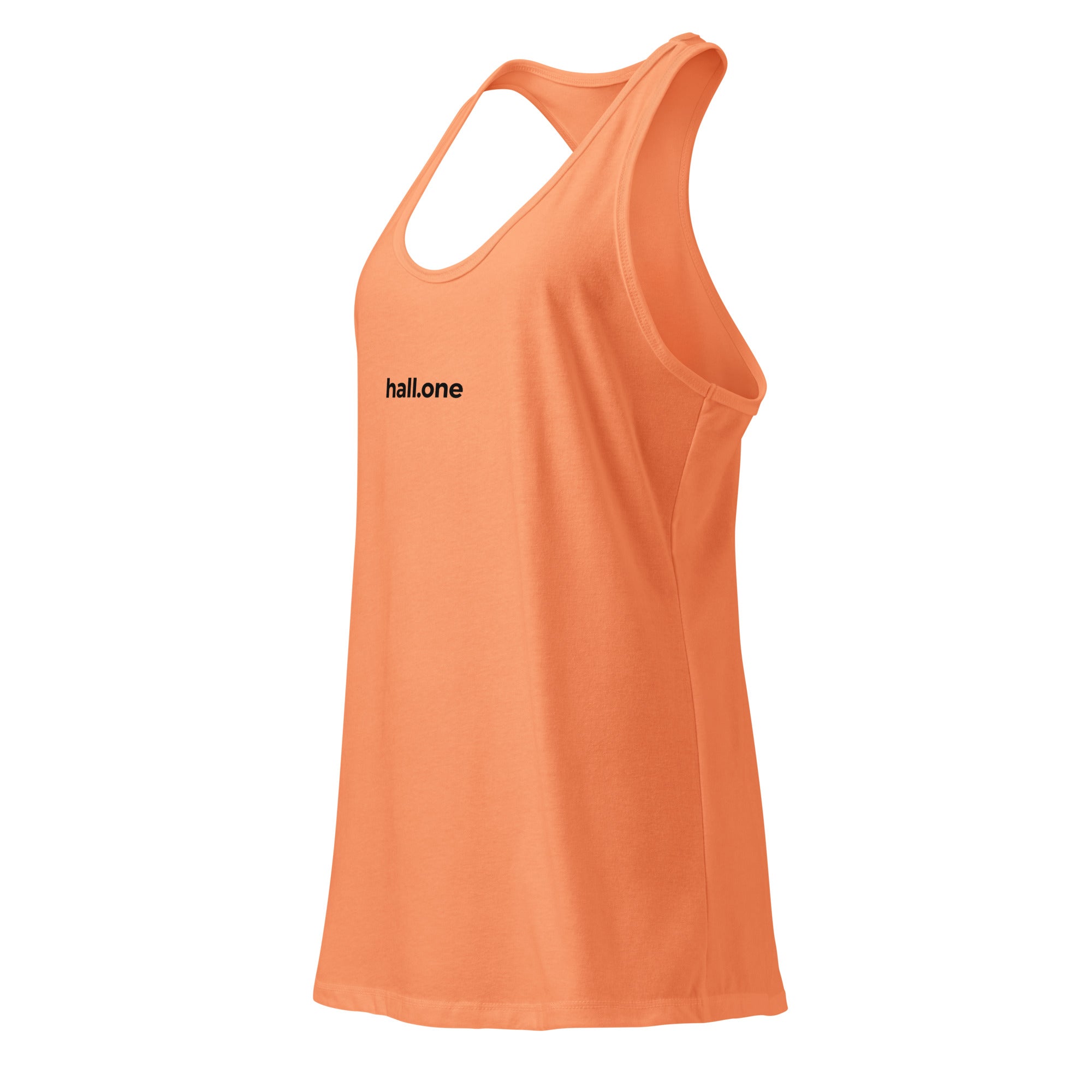 Ideales Racerback-Tanktop für Damen: Tanktop mit Logo - Hall.one