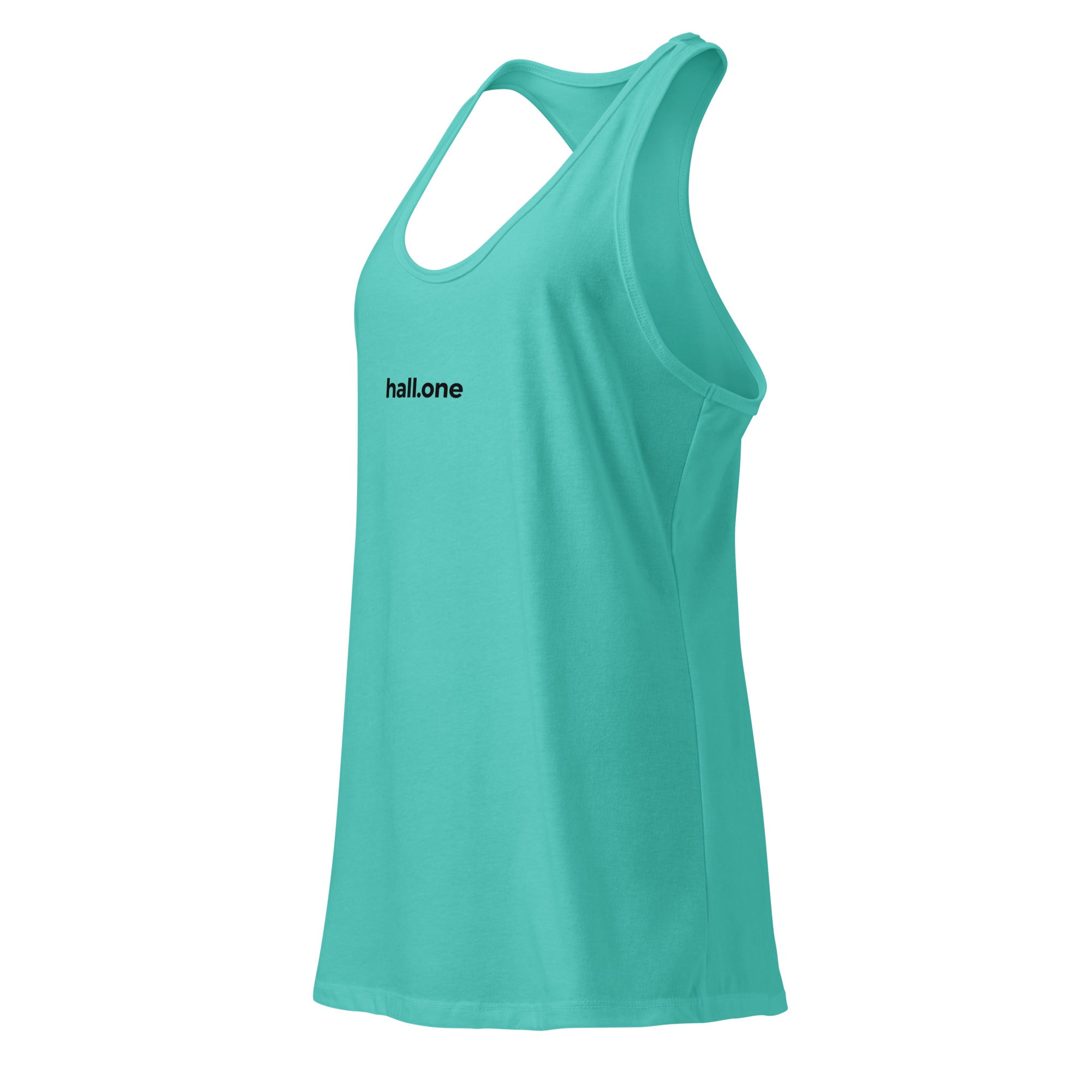 Ideales Racerback-Tanktop für Damen: Tanktop mit Logo - Hall.one