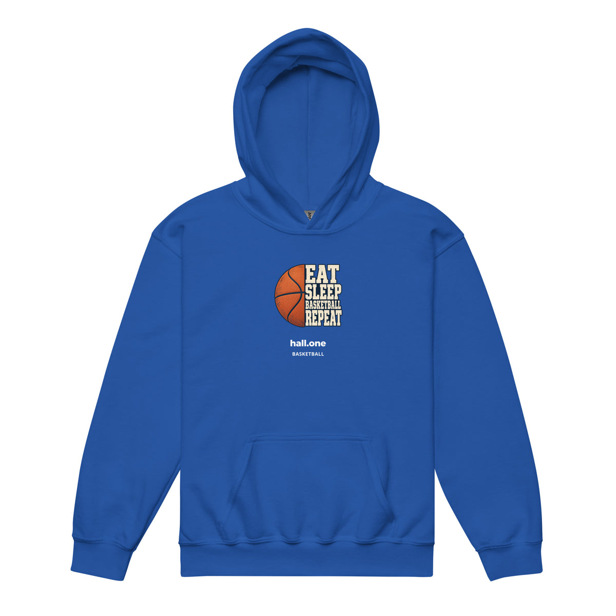 hall.one Felpa con cappuccio junior | Eat Sleep Basketball Repeat – Immagine 4 di 8