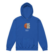 hall.one Jugend Hoodie | Eat Sleep Basketball Repeat – Bild 4 von 8