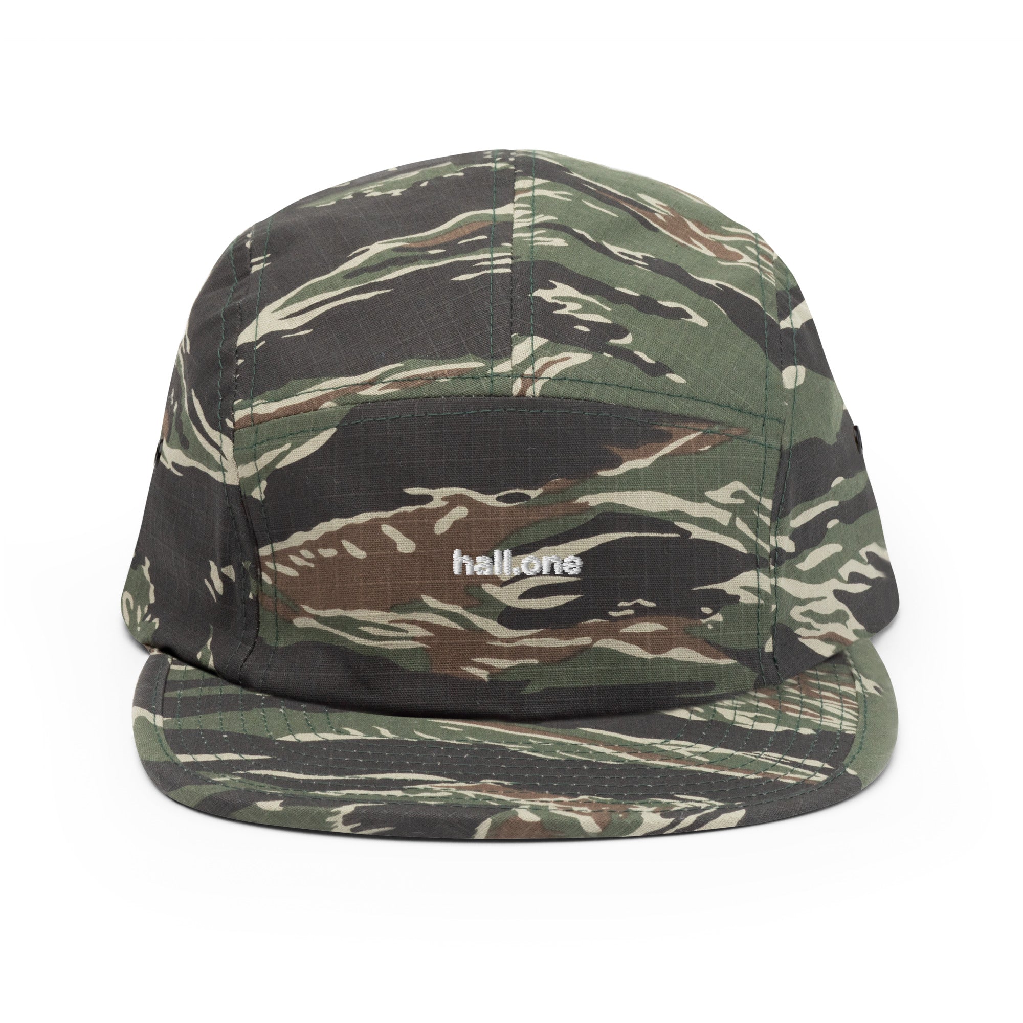 Five-Panel-Cap: Schirm-Cap mit Logo - Hall.one