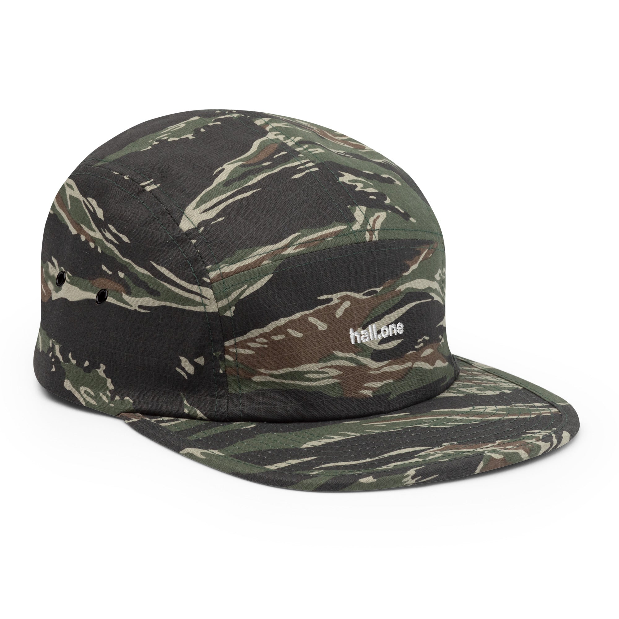 Five-Panel-Cap: Schirm-Cap mit Logo - Hall.one