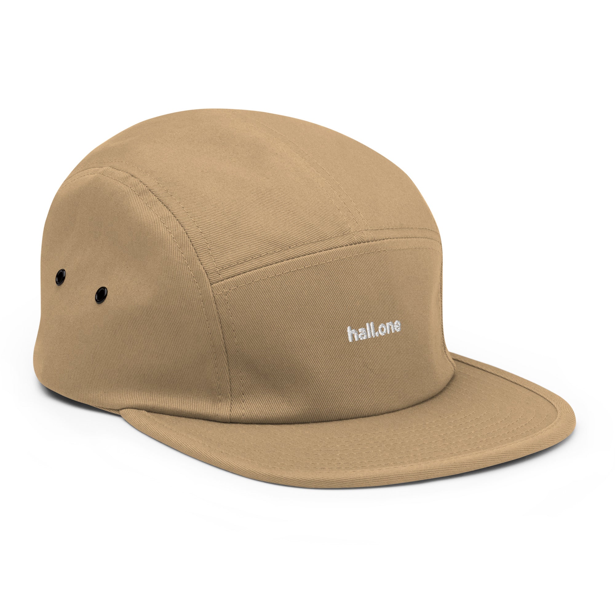 Five-Panel-Cap: Schirm-Cap mit Logo - Hall.one