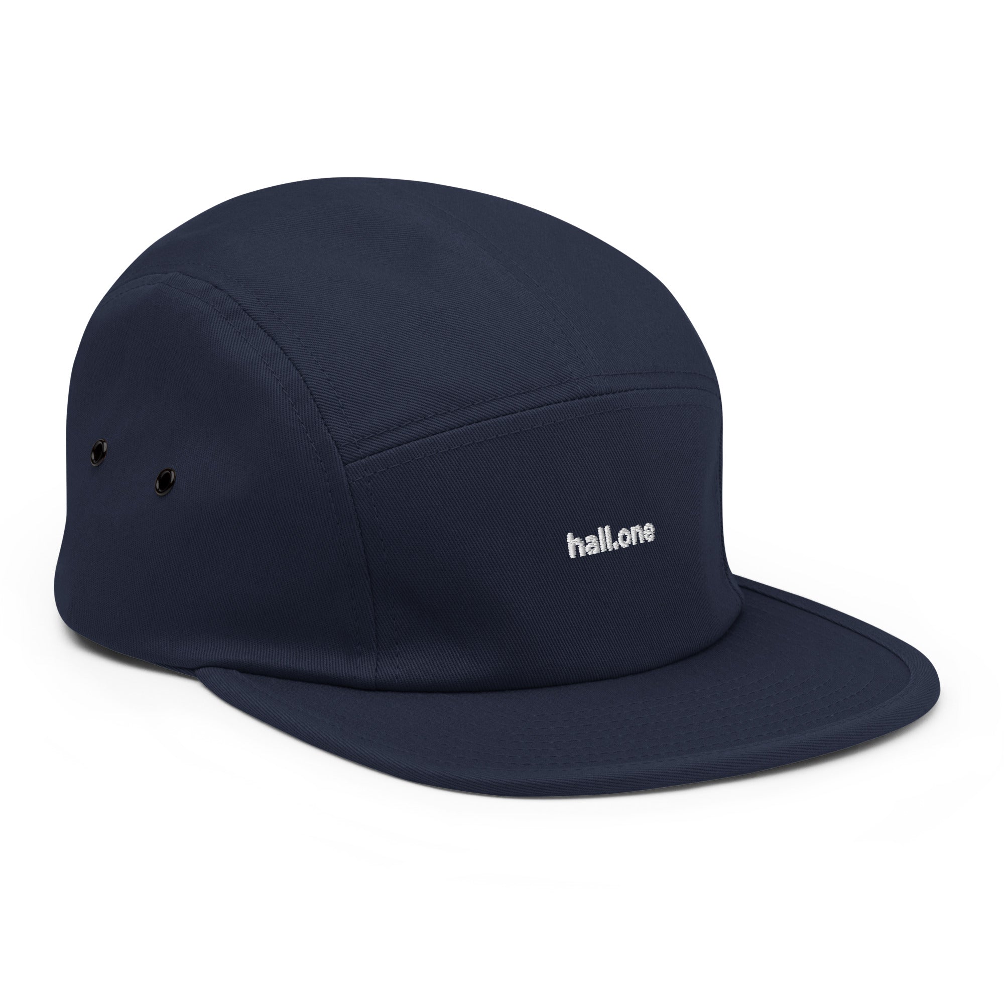 Five-Panel-Cap: Schirm-Cap mit Logo - Hall.one