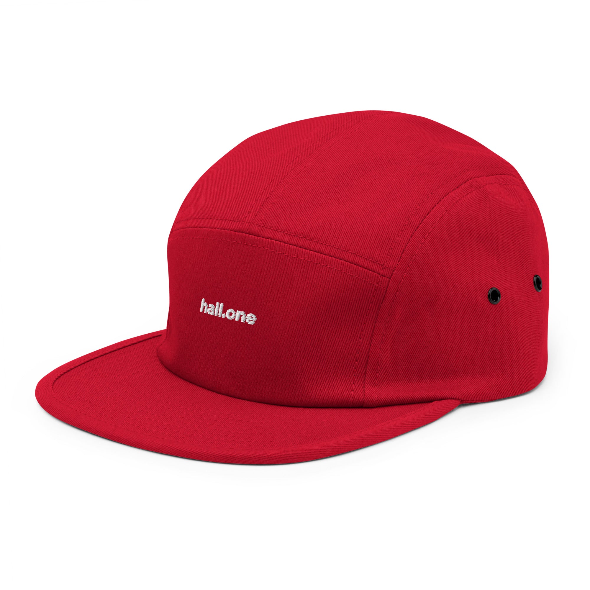 Five-Panel-Cap: Schirm-Cap mit Logo - Hall.one
