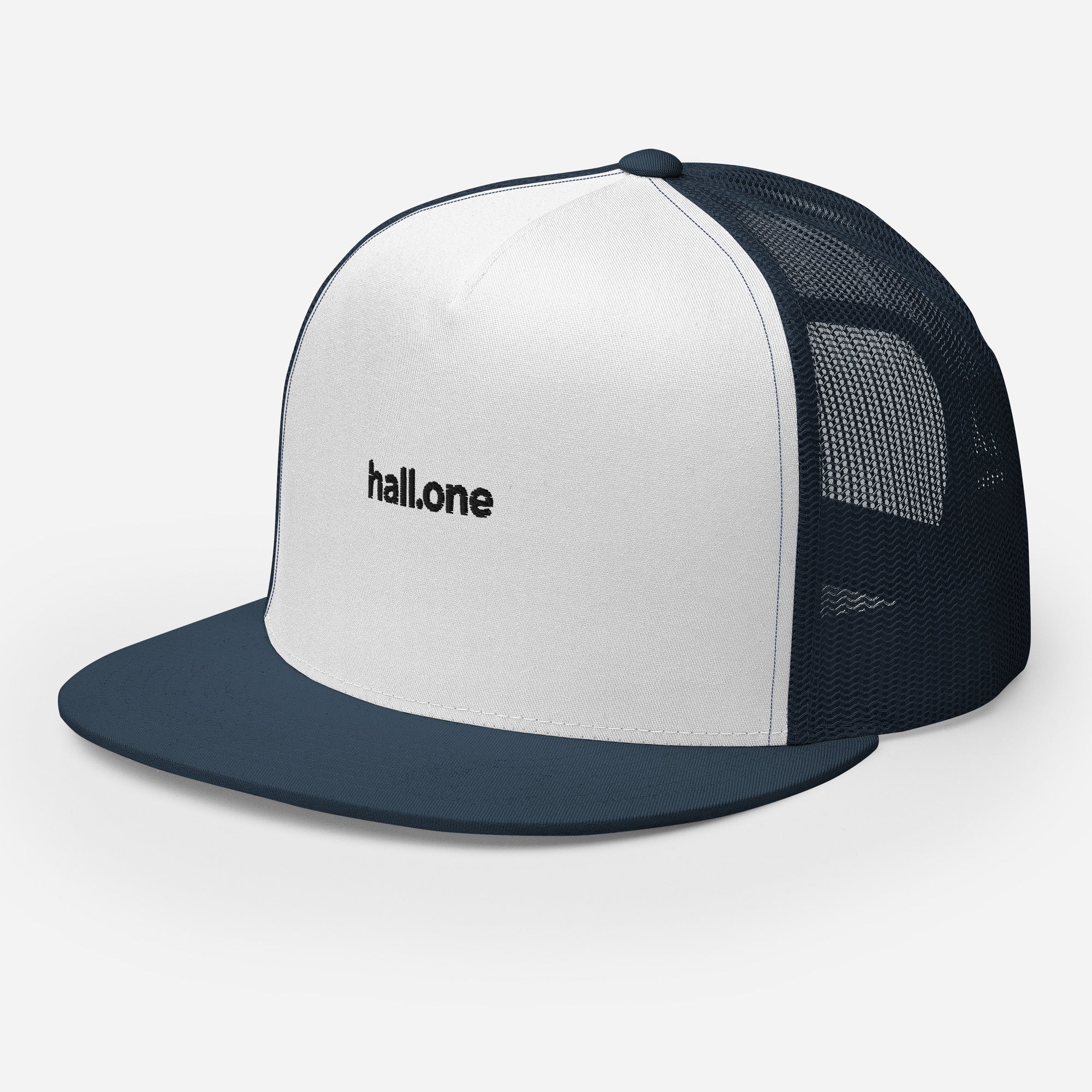 Trucker-Cap: Trucker-Cap mit Logo - Hall.one