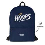 hall.one Basketball-Rucksack | HOOPS Navy – Bild 2 von 5