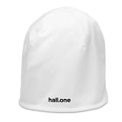 Allover-Beanie: Beanie mit Logo - Hall.one
