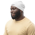 Allover-Beanie: Beanie mit Logo - Hall.one