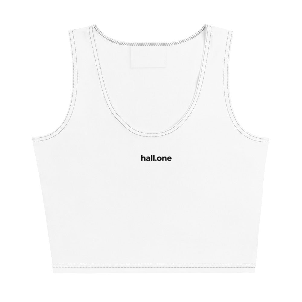 Crop-Top: Crop-Top mit Logo - Hall.one