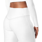 Leggings mit Schlag: Trainingshose mit Logo - Hall.one