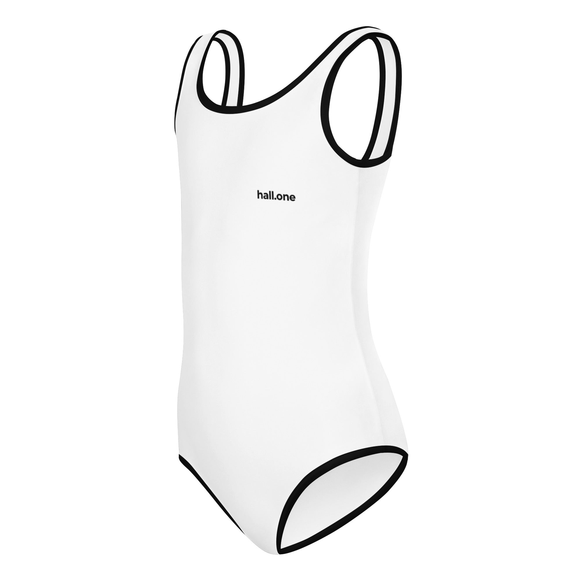 Allover-Kinderbadeanzug: Kinderbadeanzug mit Logo - Hall.one