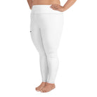 Leggings in Übergröße: Plus Size Leggings mit Logo - Hall.one
