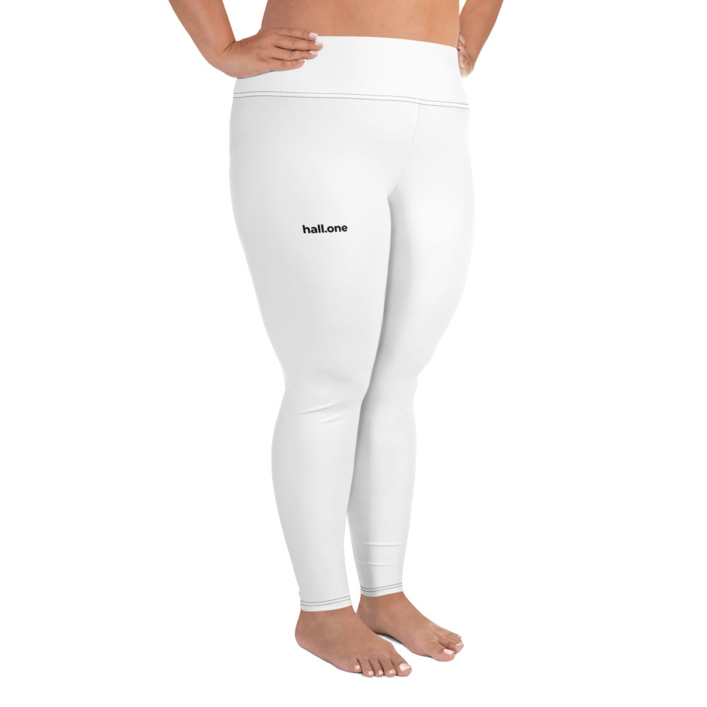 Leggings in Übergröße: Plus Size Leggings mit Logo - Hall.one