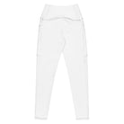 V-Bund-Leggings mit Taschen: Sportleggings mit Logo - Hall.one