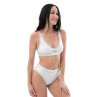 Recycelter Allover High Waist Bikini: bedruckbarer Bikini - Hall.one