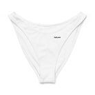 Recycelte Bikinihose V-Schnitt mit Allover-Druck: Bikinihose Mit Logo - Hall.one