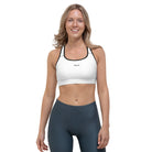 Sports bra: Sport BH mit Logo - Hall.one