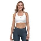 Sports bra: Sport BH mit Logo - Hall.one