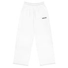 Unisex-Hose mit weiten Beinen und Allover-Druck: Weite Hose mit Logo - Hall.one