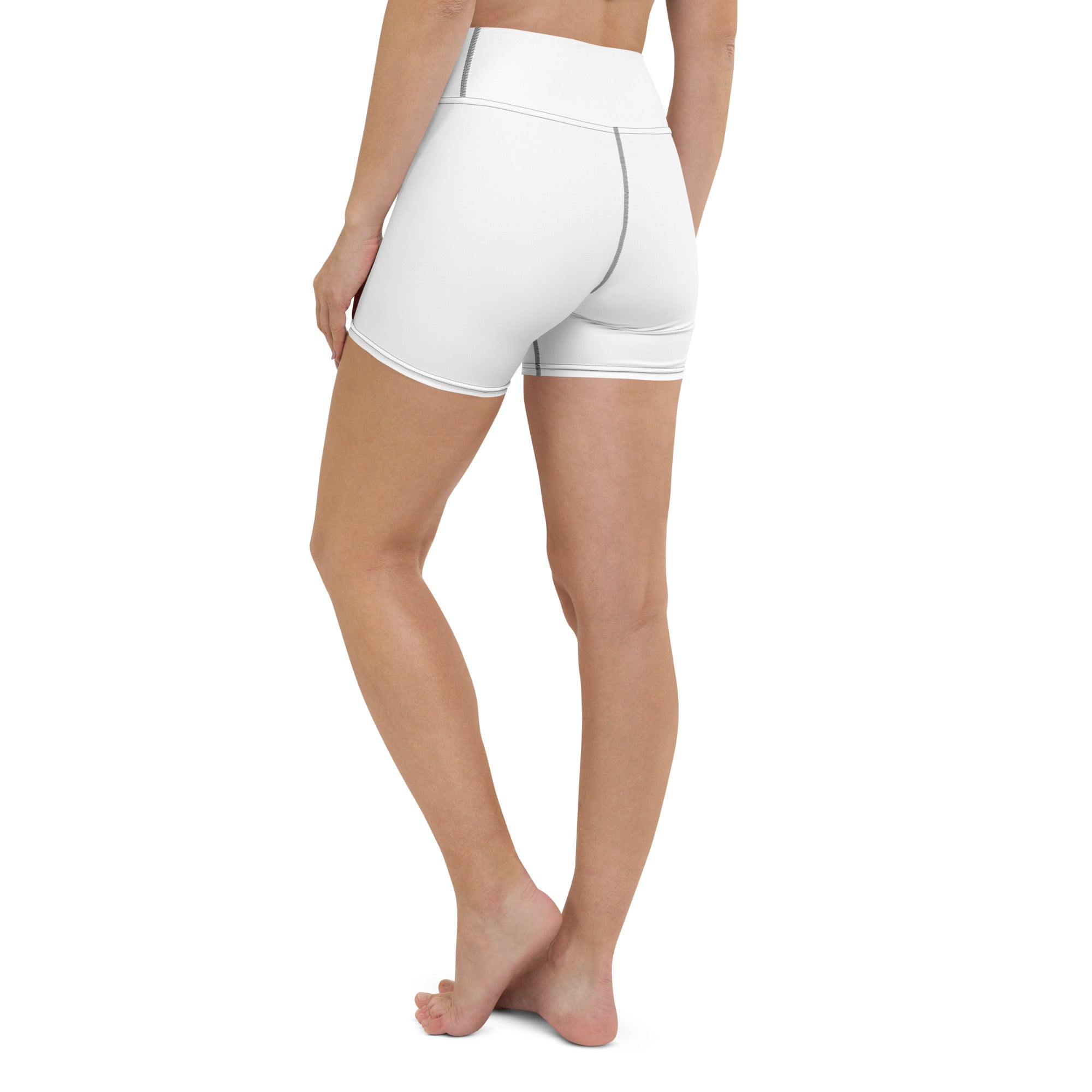 Yoga-Shorts: Yoga-Shorts mit Logo - Hall.one