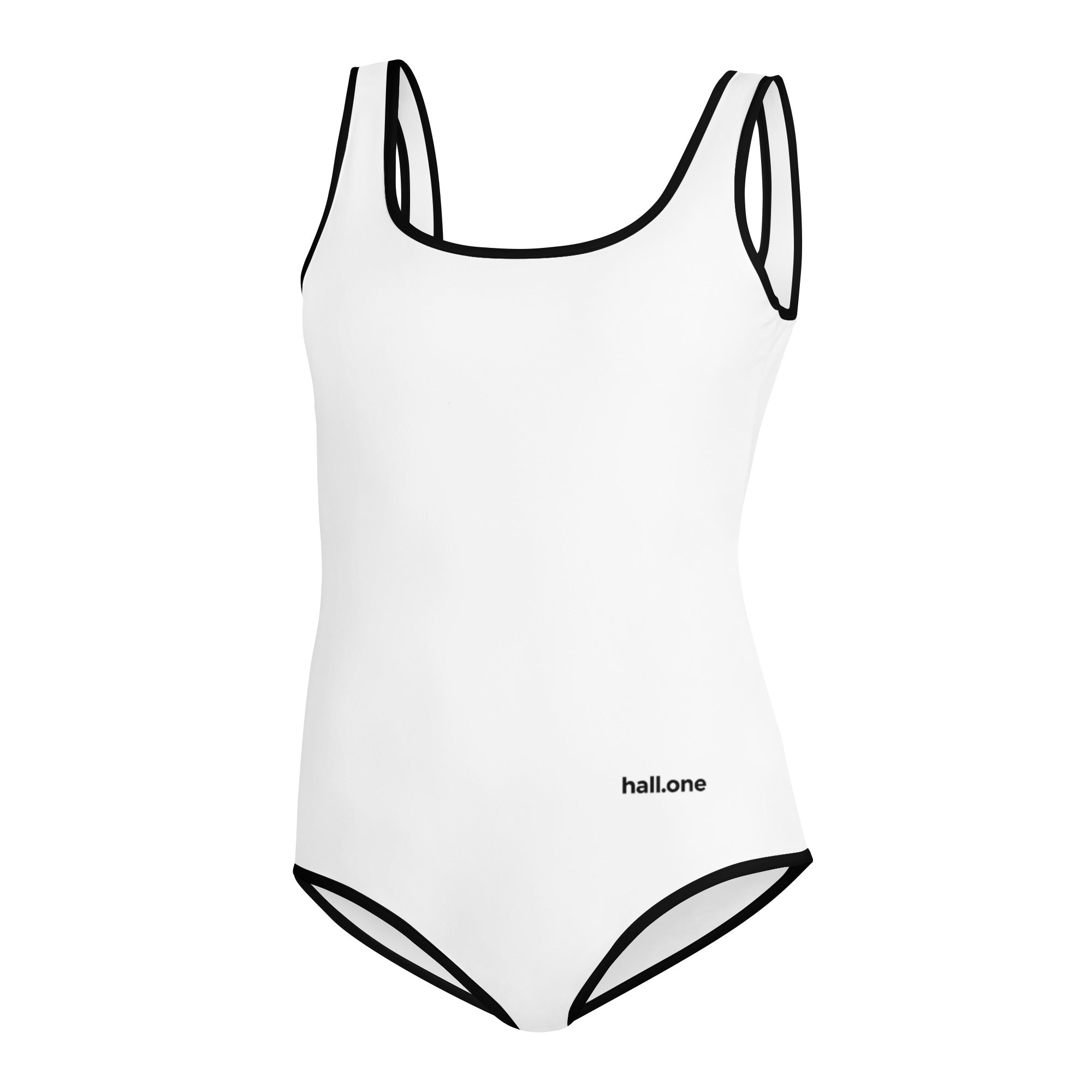 Allover-Badeanzug für Jugendliche: Badeanzug mit Logo - Hall.one