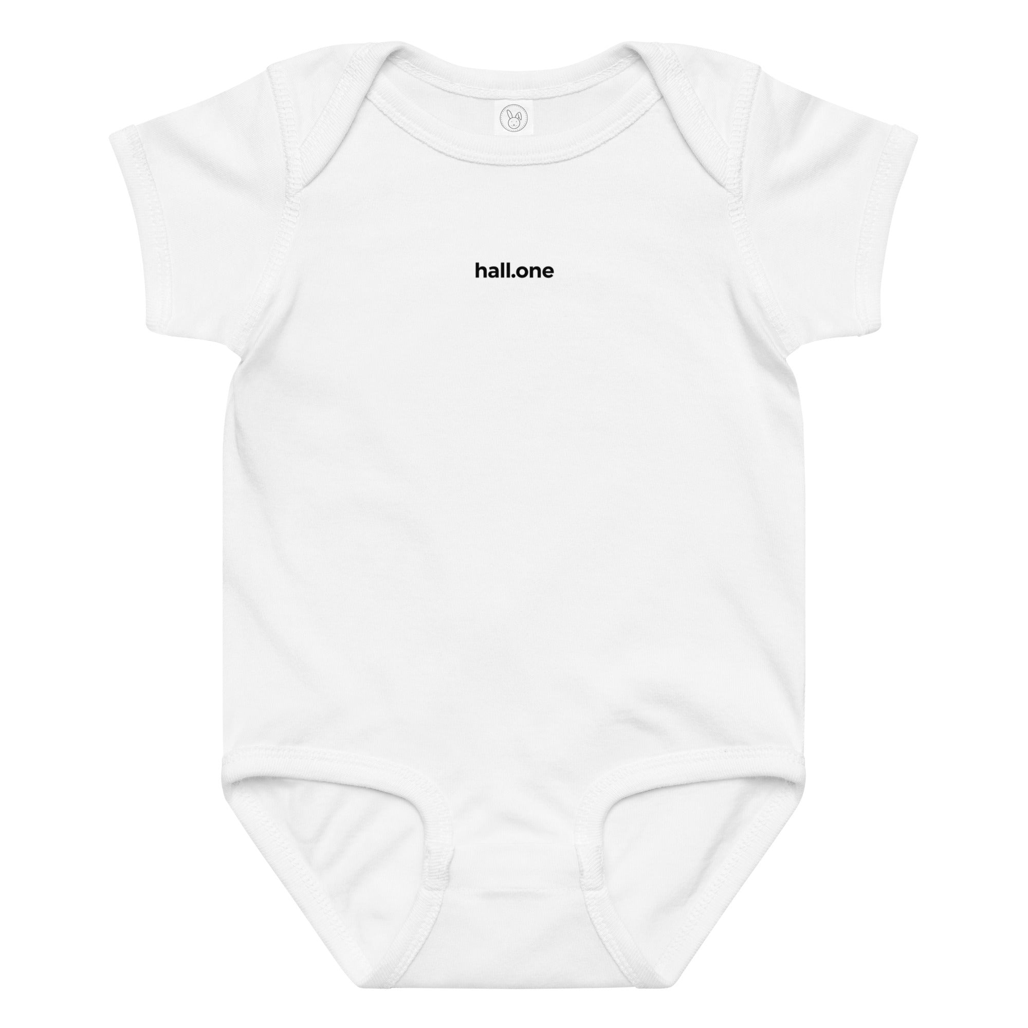 Baby-Jersey-Body: Baby-Body personalisiert - Hall.one