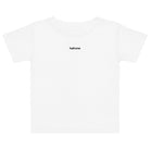 Baby-Jersey-T-Shirt: Babyshirt mit Logo - Hall.one