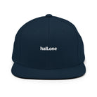 Snapback-Cap: Schildkappe mit Logo - Hall.one