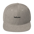 Snapback-Cap: Schildkappe mit Logo - Hall.one