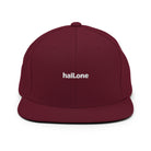 Snapback-Cap: Schildkappe mit Logo - Hall.one
