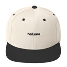 Snapback-Cap: Schildkappe mit Logo - Hall.one
