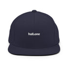 Snapback-Cap: Schildkappe mit Logo - Hall.one
