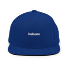Snapback-Cap: Schildkappe mit Logo - Hall.one