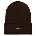 Umgeschlagene Beanie: Beanie personalisierbar - Hall.one