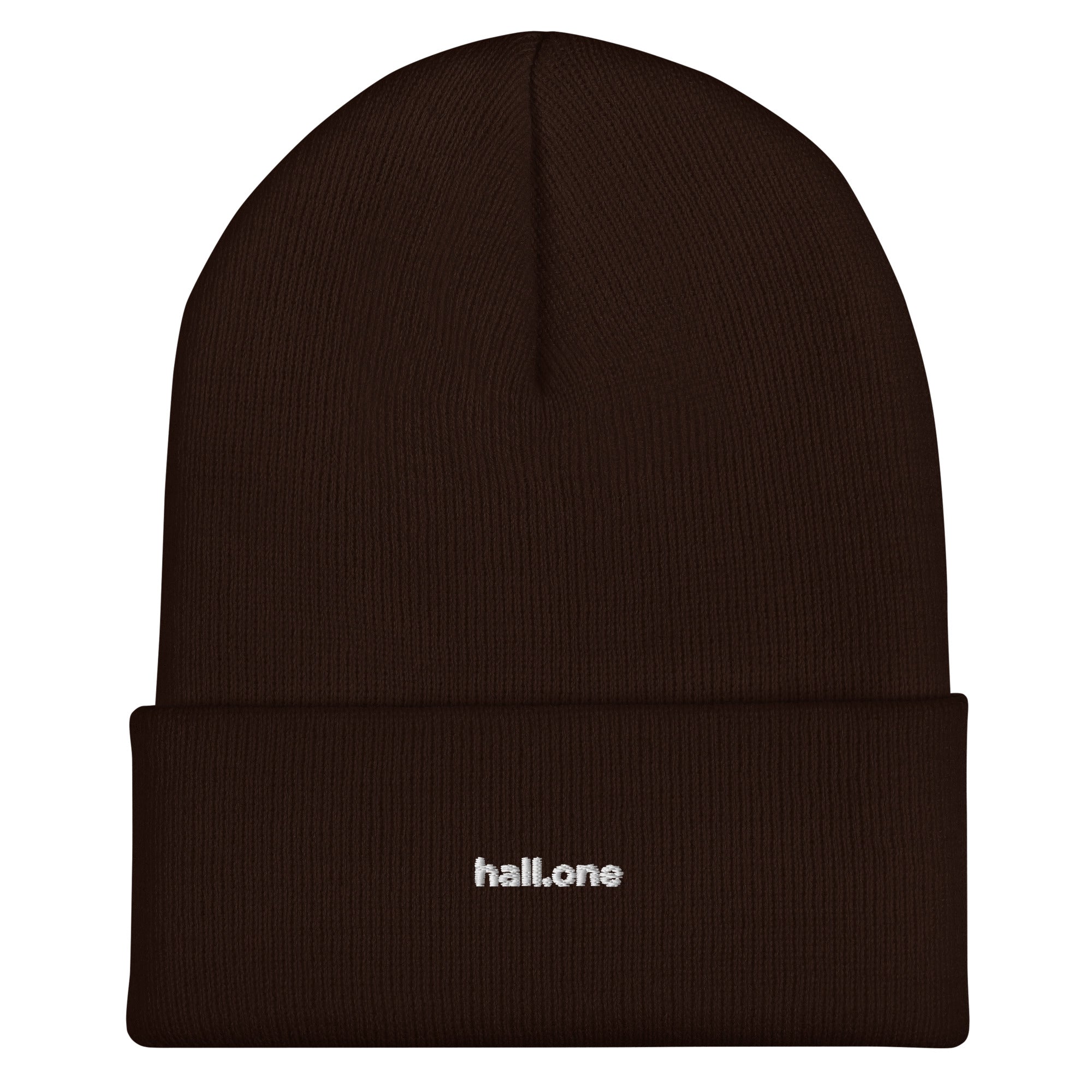 Umgeschlagene Beanie: Beanie personalisierbar - Hall.one