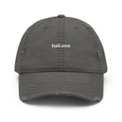 Dad-Hat im Used-Look: Baseball-Cap mit Logo - Hall.one