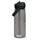 Wasserflasche mit umklappbarem Trinkhalm: Sport-Wasserflasche mit Logo - Hall.one