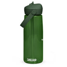 Wasserflasche mit umklappbarem Trinkhalm: Sport-Wasserflasche mit Logo - Hall.one