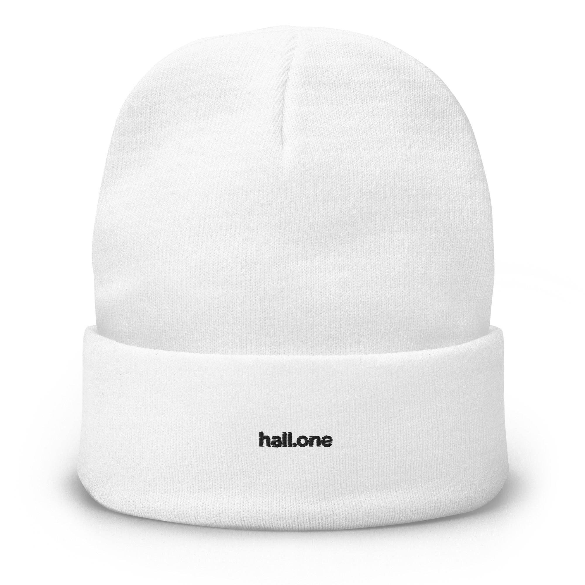 Bestickte Beanie: Bestickte Beanie personalisierbar - Hall.one