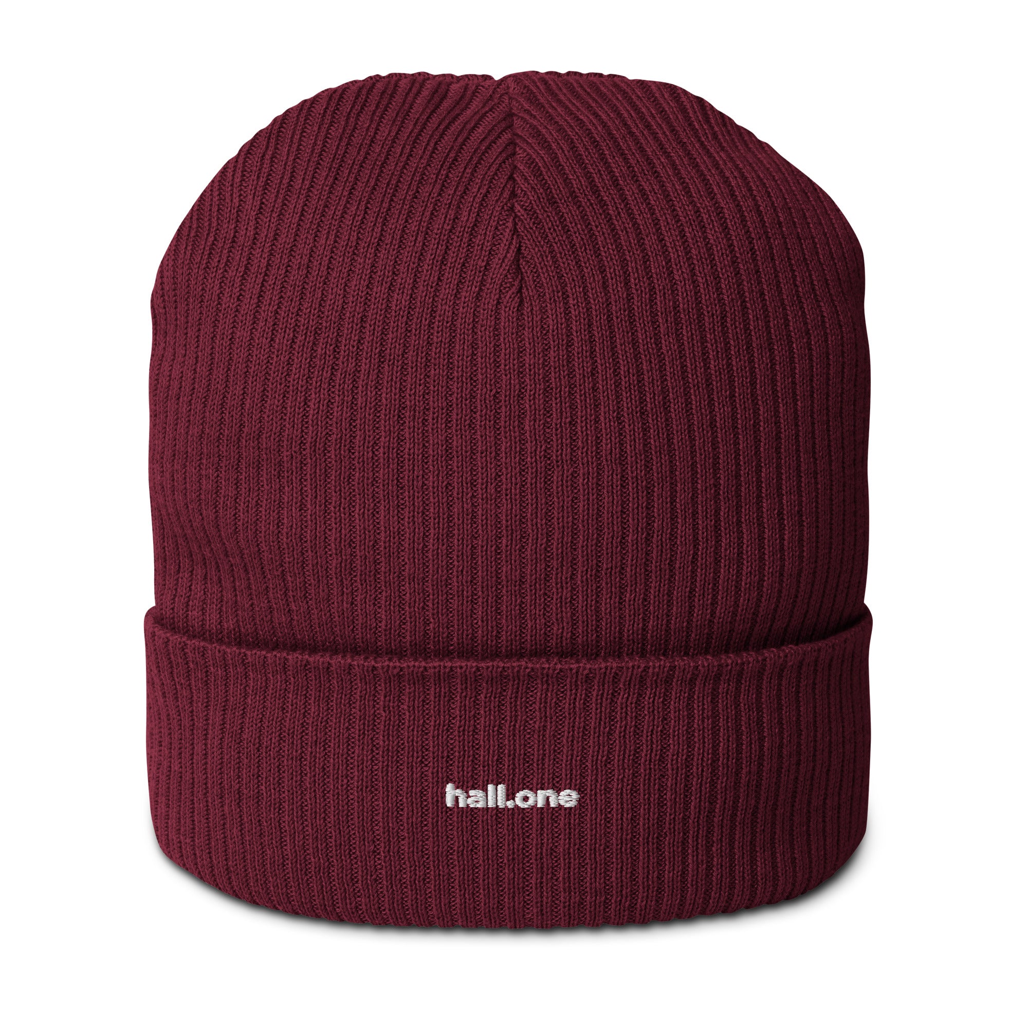 Gerippte Bio-Beanie: Beanie bedruckbar - Hall.one