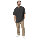 Oversized T-Shirt mit verwaschenem Look - Hall.one