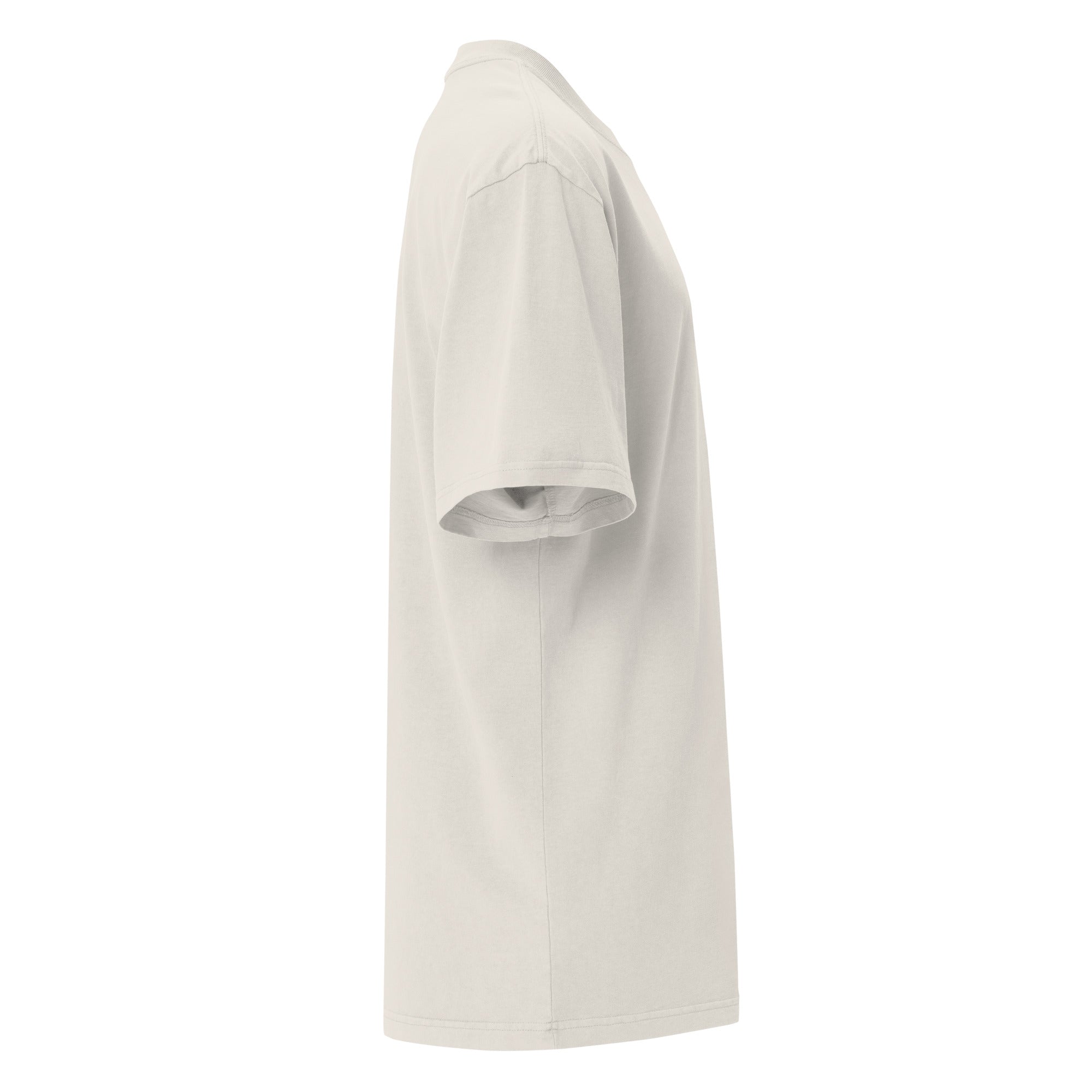 Oversized T-Shirt mit verwaschenem Look: Oversized T-Shirt mit Logo - Hall.one