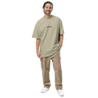 Oversized T-Shirt mit verwaschenem Look - Hall.one