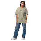 Oversized T-Shirt mit verwaschenem Look: Oversized T-Shirt mit Logo - Hall.one