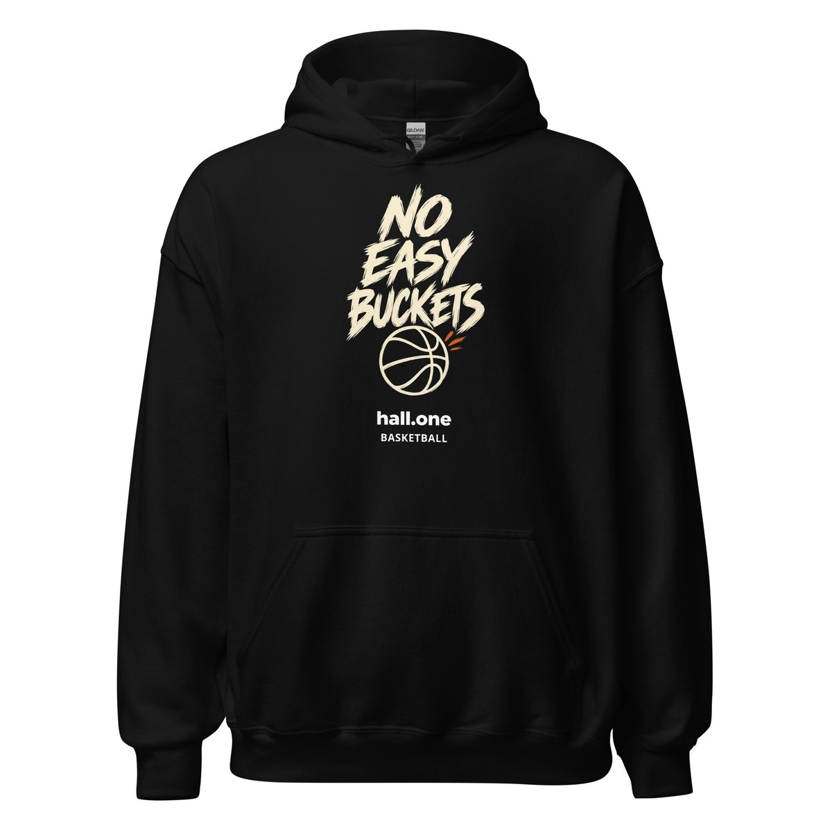 hall.one Felpa con cappuccio unisex | No Easy Buckets – Immagine 1 di 28