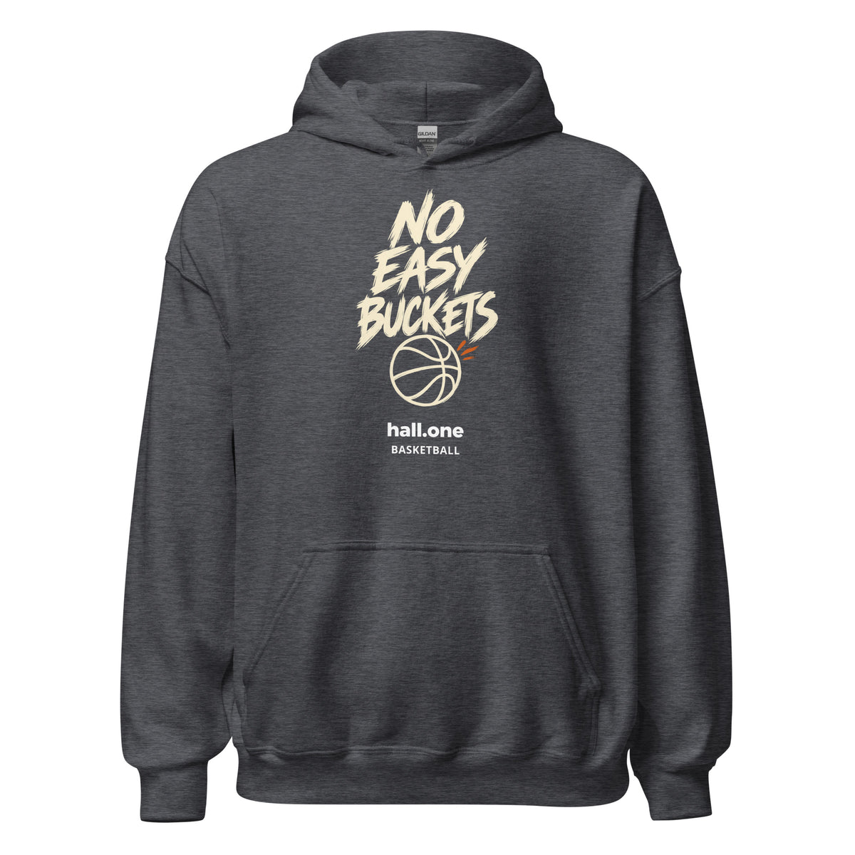 hall.one Unisex Hoodie | No Easy Buckets – Bild 6 von 28