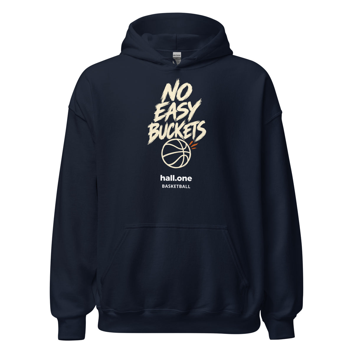 hall.one Unisex Hoodie | No Easy Buckets – Bild 2 von 28