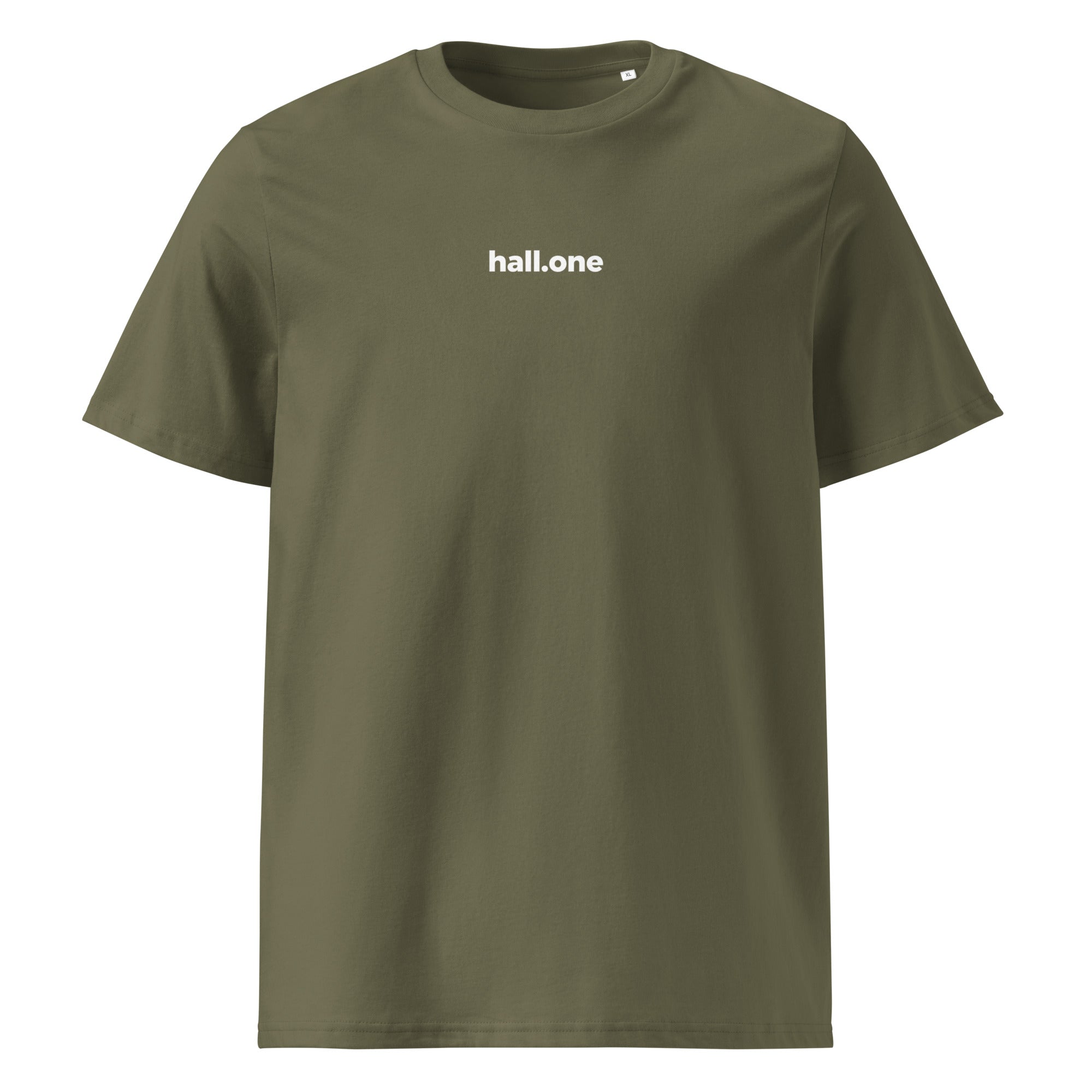Unisex-Bio-Baumwoll-T-Shirt: Personalisierbares T-Shirt - Hall.one